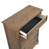 Bethel Antique Brown 5-Piece Queen Bedroom Set - Ornate Home