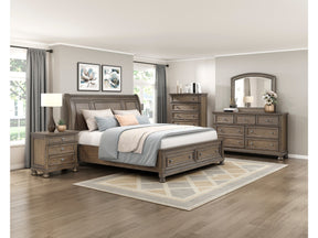 Bethel Antique Brown 5-Piece Queen Bedroom Set - Ornate Home