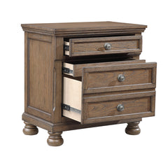 Bethel Antique Brown 5-Piece Queen Bedroom Set - Ornate Home