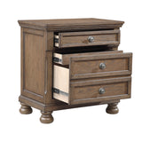 Bethel Antique Brown Nightstand - Ornate Home