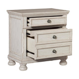 Bethel White Nightstand - Ornate Home