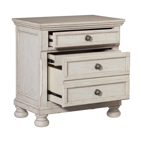 Bethel White Nightstand - Ornate Home
