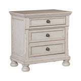 Bethel White Nightstand - Ornate Home