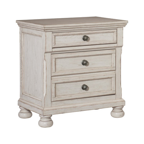Bethel White Nightstand - Ornate Home
