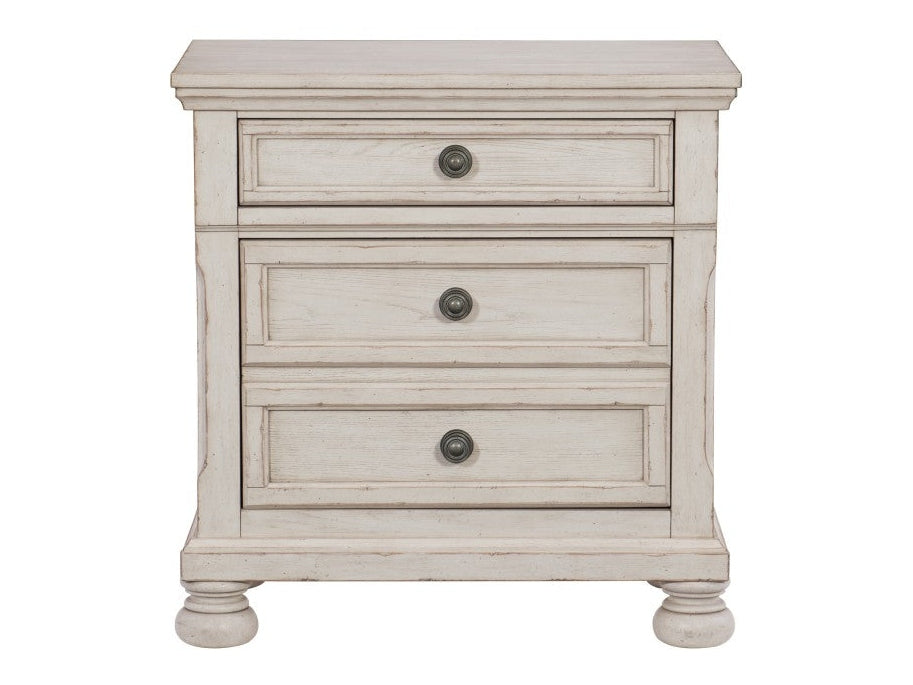 Bethel White Nightstand - Ornate Home