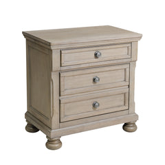 Bethel Wire-Brushed Gray 5-Piece Queen Bedroom Set - Ornate Home