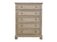 Bethel Wire Brushed Gray Chest - Ornate Home
