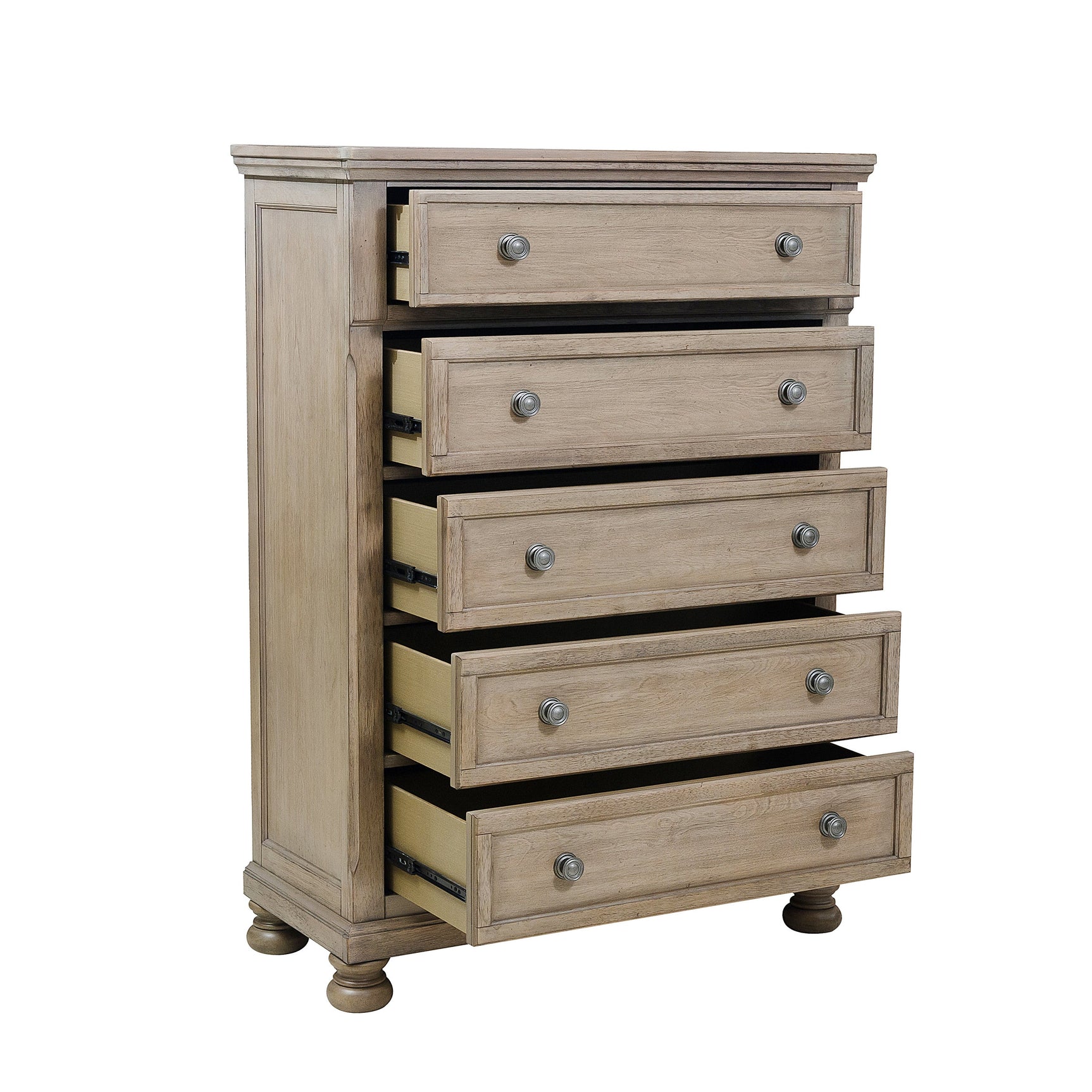 Bethel Wire Brushed Gray Chest - Ornate Home