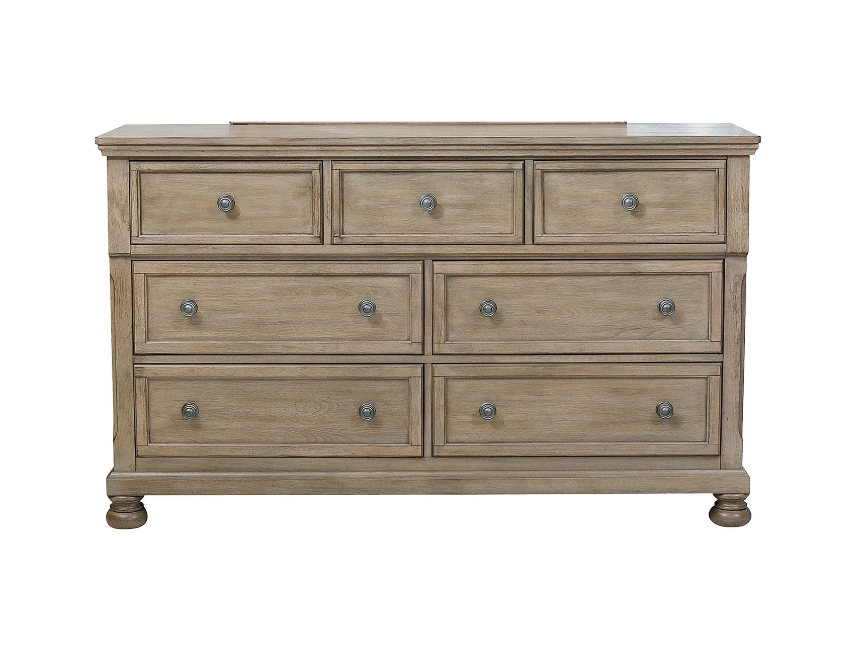 Bethel Wire Brushed Gray Dresser - Ornate Home