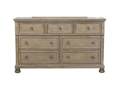 Bethel Wire Brushed Gray Dresser - Ornate Home