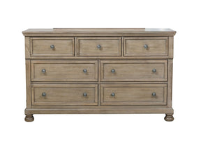 Bethel Wire Brushed Gray Dresser - Ornate Home