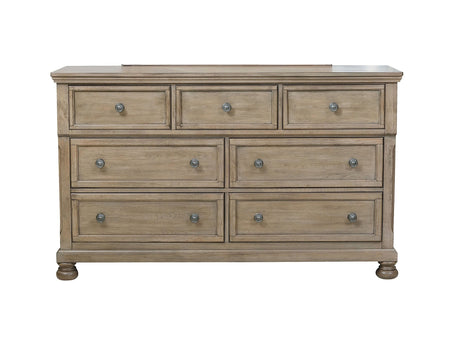 Bethel Wire Brushed Gray Dresser - Ornate Home