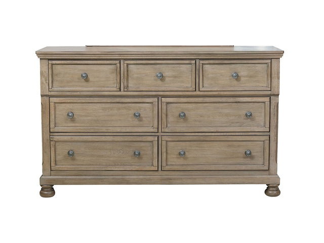 Bethel Wire Brushed Gray Dresser - Ornate Home