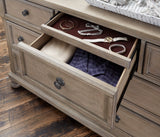 Bethel Wire Brushed Gray Dresser - Ornate Home