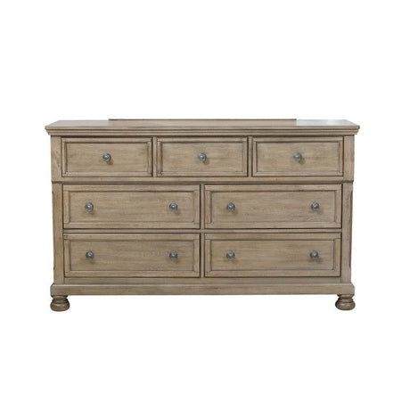 Bethel Wire Brushed Gray Dresser - Ornate Home