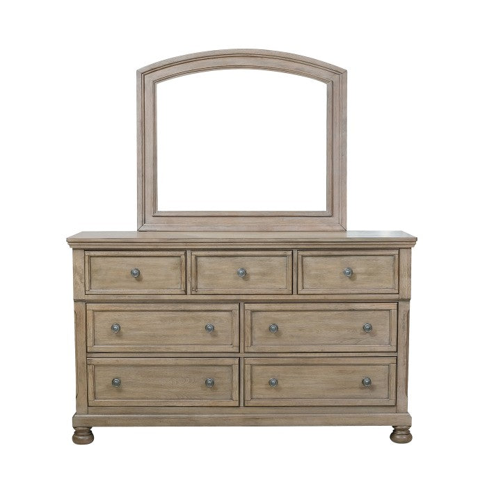 Bethel Wire Brushed Gray Dresser - Ornate Home