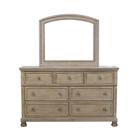 Bethel Wire Brushed Gray Dresser - Ornate Home