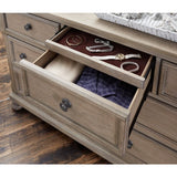 Bethel Wire Brushed Gray Dresser - Ornate Home