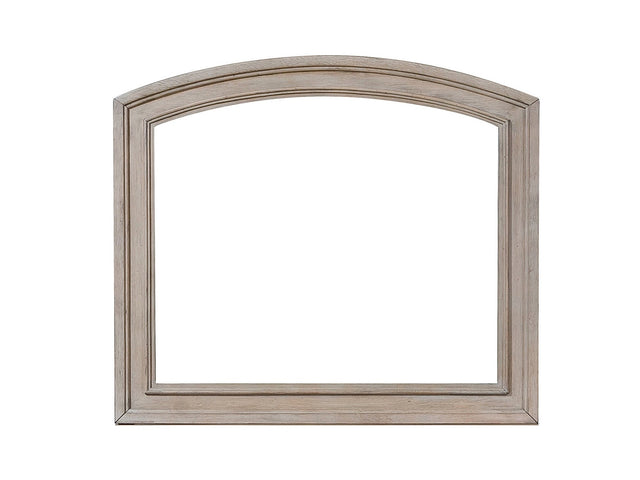Bethel Wire Brushed Gray Mirror - Ornate Home