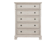 Bethel Wire Brushed White Chest - Ornate Home