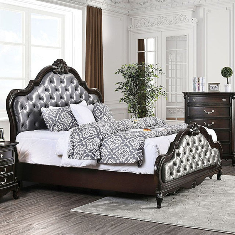 Bethesda Espresso Queen Bed - Ornate Home