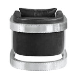 Betla Black Accent Chair - Ornate Home