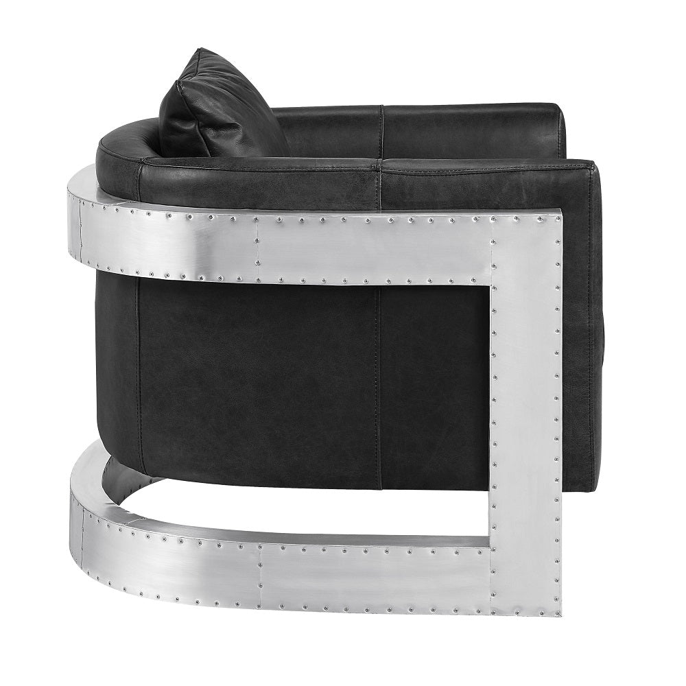 Betla Black Accent Chair - Ornate Home