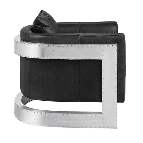 Betla Black Accent Chair - Ornate Home