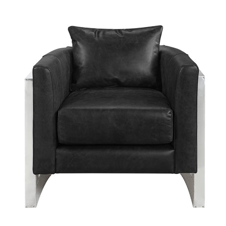 Betla Black Accent Chair - Ornate Home