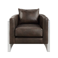 Betla Espresso Accent Chair - Ornate Home