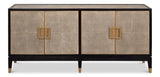Beto Tan Four Door Sideboard - Ornate Home