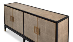 Beto Tan Four Door Sideboard - Ornate Home