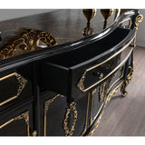 Betria Gold & Black Console Table - Ornate Home