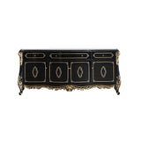 Betria Gold & Black Console Table - Ornate Home