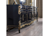 Betria Gold & Black Console Table - Ornate Home