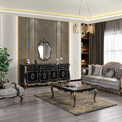 Betria Gray Coffee Table - Ornate Home