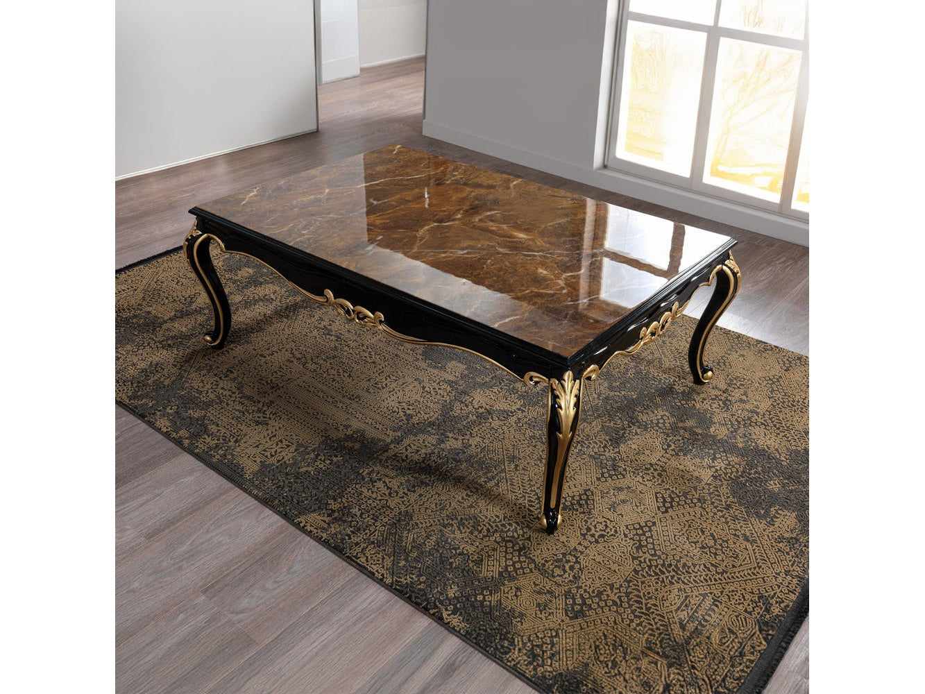 Betria Gray Coffee Table - Ornate Home