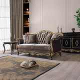 Betria Green Loveseat W/4 Pillows - Ornate Home