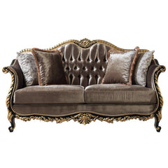 Betria Green Loveseat W/4 Pillows - Ornate Home