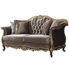 Betria Green Loveseat W/4 Pillows - Ornate Home
