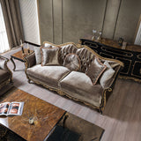 Betria Green Sofa W/5 Pillows - Ornate Home