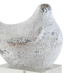 Better Together Bird Gray/Silver Sculptures (Set of 2) - Ornate Home