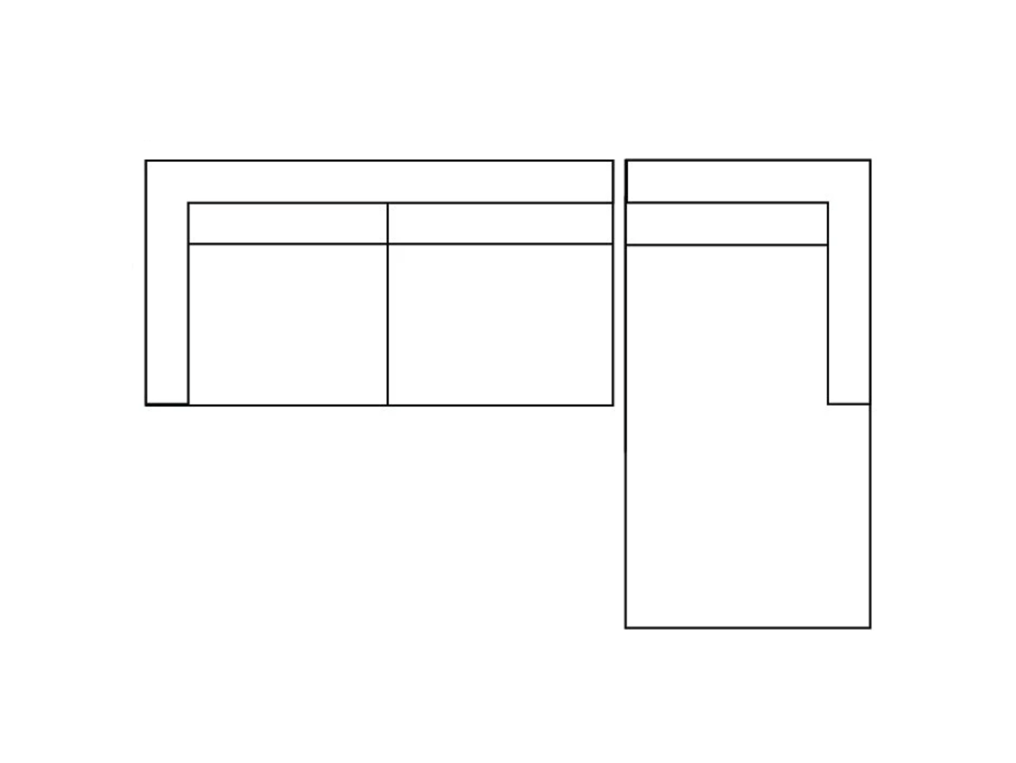 Betty Beige 2-piece Sectional with RAF Chaise - Ornate Home