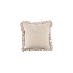 Betty Beige Stripe 25 Inch Cushion - Ornate Home