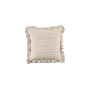 Betty Beige Stripe 25 Inch Cushion - Ornate Home