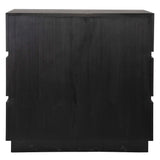 Between The Lines Black/Brass Accent Chest - Ornate Home