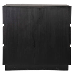 Between The Lines Black/Brass Accent Chest - Ornate Home
