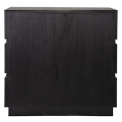 Between The Lines Black/Brass Accent Chest - Ornate Home