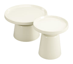 Beurre Ivory Coffee Table Set (2-Piece) - Ornate Home