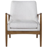 Bev White Accent Chair - Ornate Home
